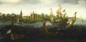O Eendracht antes de IJsselmonde, 1618 de Aert Anthonisz