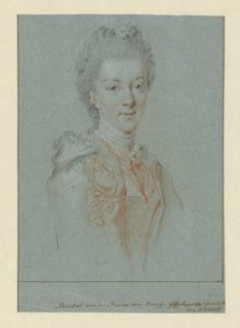 Retrato de Guilhermina Frederica Sofia da Prússia de Aert Schouman