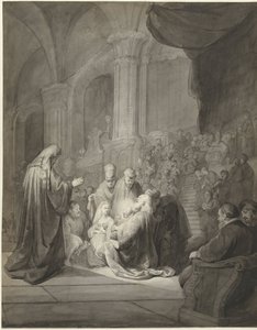 Simeão no templo de Aert Schouman