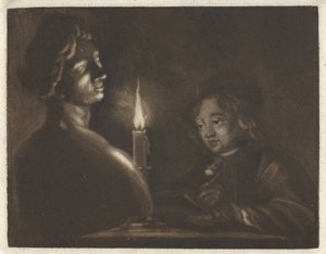 Rapaz desenhador de Aert Schouman