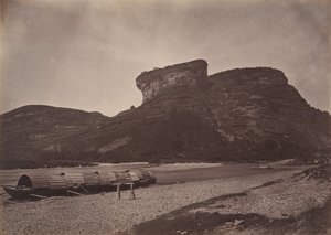 Templo de Tai-wang em Wu ü perto do Sing Chang Tea Mart, ca. 1869.