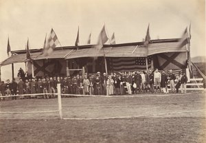 O Grand Stand, Foochow Fuzhou, ca. 1869.