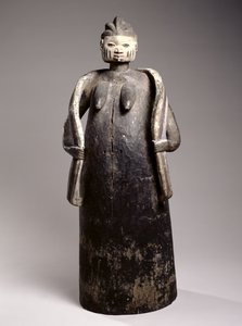 Gelede Body Mask, Cultura Yoruba, República do Benin (madeira pintada) de African
