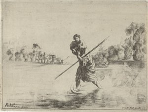 São Cristóvão de After Adam Elsheimer