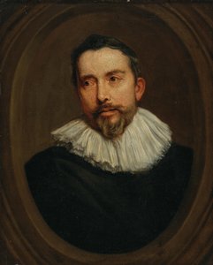 Retrato de um homem numa oval pintada