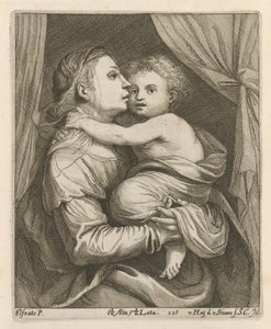 Madonna e criança de After David Teniers the Younger