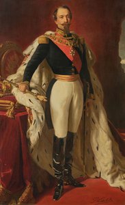 Franz Xaver Winterhalter (depois) Napoleão III em trajes de coroação