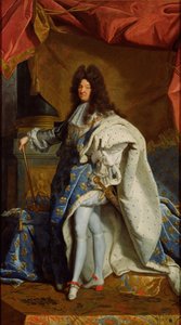 Retrato de Luís XIV de After Hyacinthe Rigaud