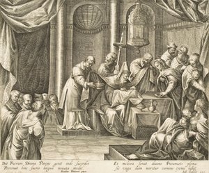 A circuncisão de Cristo de after Jacopo Tintoretto
