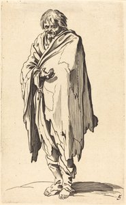 Mendigo com cabeça e pés descalços de After Jacques Callot