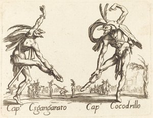 Boné. Esgangarato e Cap. Cocodrillo de After Jacques Callot
