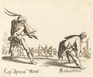 Cap. Spessa Monti e Bagattino de After Jacques Callot