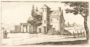 Landscape de After Jacques Callot