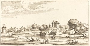 Paisagem de After Jacques Callot
