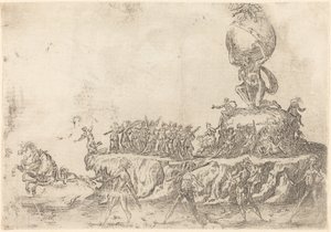 O Flutuar do Sol de After Jacques Callot