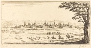Vista de Nancy de After Jacques Callot