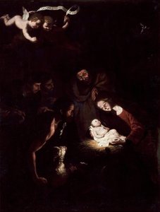 Adoração dos pastores de after Jusepe de Ribera