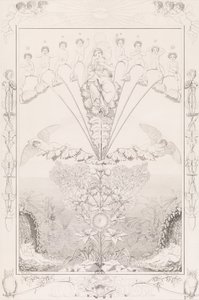 Noite, da série The Times of the Day, 1807. de After Philipp Otto Runge