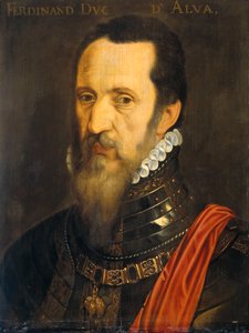 Retrato de Fernando Álvarez de Toledo (1507-1582), Duque de Alba de After Willem Key