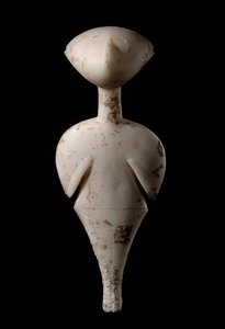 Estatueta de uma mulher: "The Stargazer", c.3000 aC (mármore)