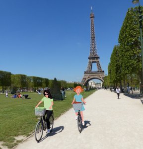 Uma bicicleta, 2023 (arte digital sobre fotografia)
