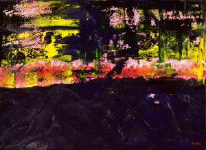 Fluxo 2, 2018 (óleo sobre tela)