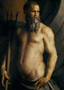 Retrato de Andrea Doria como Neptuno, ca. 1545. de Agnolo Bronzino