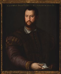 Retrato de Cosimo I de Médici, 1566 de Agnolo Bronzino