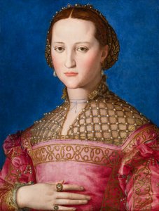 Retrato de Eleanor de Toledo, c.1543 de Agnolo Bronzino