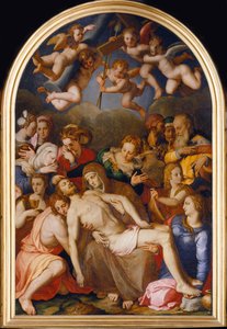 A Descida da Cruz, 1553 de Agnolo Bronzino