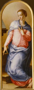 Anunciador da Virgem, 1540-1545 de Agnolo Bronzino