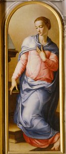 Virgem da Anunciação de Agnolo Bronzino