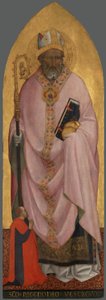 Hl. Nikolaus von Bari mit einem Stifter