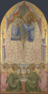 A Coroação da Virgem, 1380s de Agnolo Gaddi
