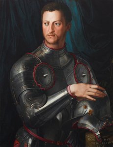 Cosimo de Medici (1519-1574) Grão-Duque da Toscana de Agnolo di Cosimo Bronzino