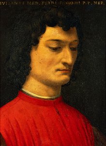 Retrato de Giuliano de Medici, de Agnolo Bronzino, pintura de Agnolo Bronzino