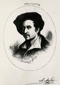 Autorretrato de Agostino Aglio (gravura)