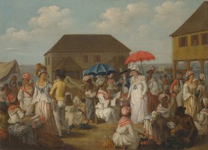 Linen Market, Dominica de Agostino Brunias