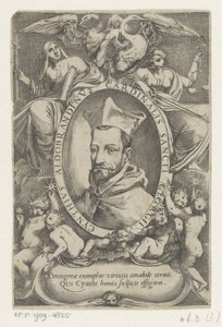 Retrato do Cardeal Cinzio Aldobrandini de Agostino Carracci (possibly)