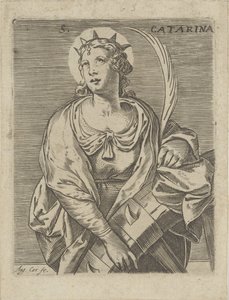 Catharina van Alexandrië
S. Catarina (título sobre o objecto) de Agostino Carracci
