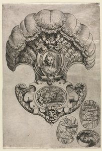 O ventilador Ventilador, c. 1589-1595. de Agostino Carracci