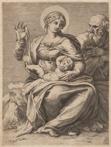 A Sagrada Família de Agostino Carracci
