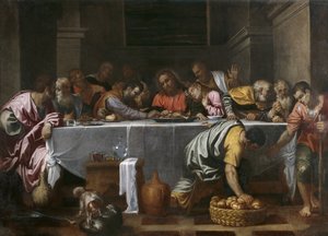 A última Ceia de Agostino Carracci