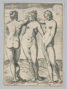 As Três Graças de Agostino Carracci
