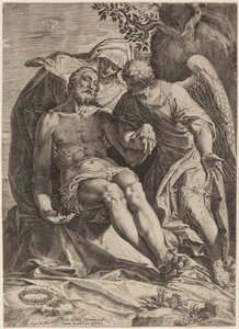 Compaixão de Agostino Carracci after Veronese