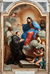 A Virgem com São Nicolau de Tolentino (óleo sobre tela