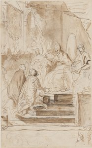 A canonização de Santo Inácio de Loyola de Agostino Masucci