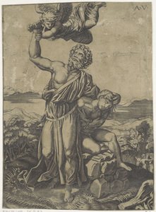 Sacrifício de Isaac de Agostino Veneziano