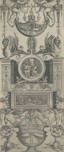 Painel Ornamental, datado de 1521. de Agostino Veneziano.