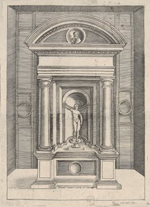 Primum Tenplum Iovis em Capitólio de Agostino Veneziano